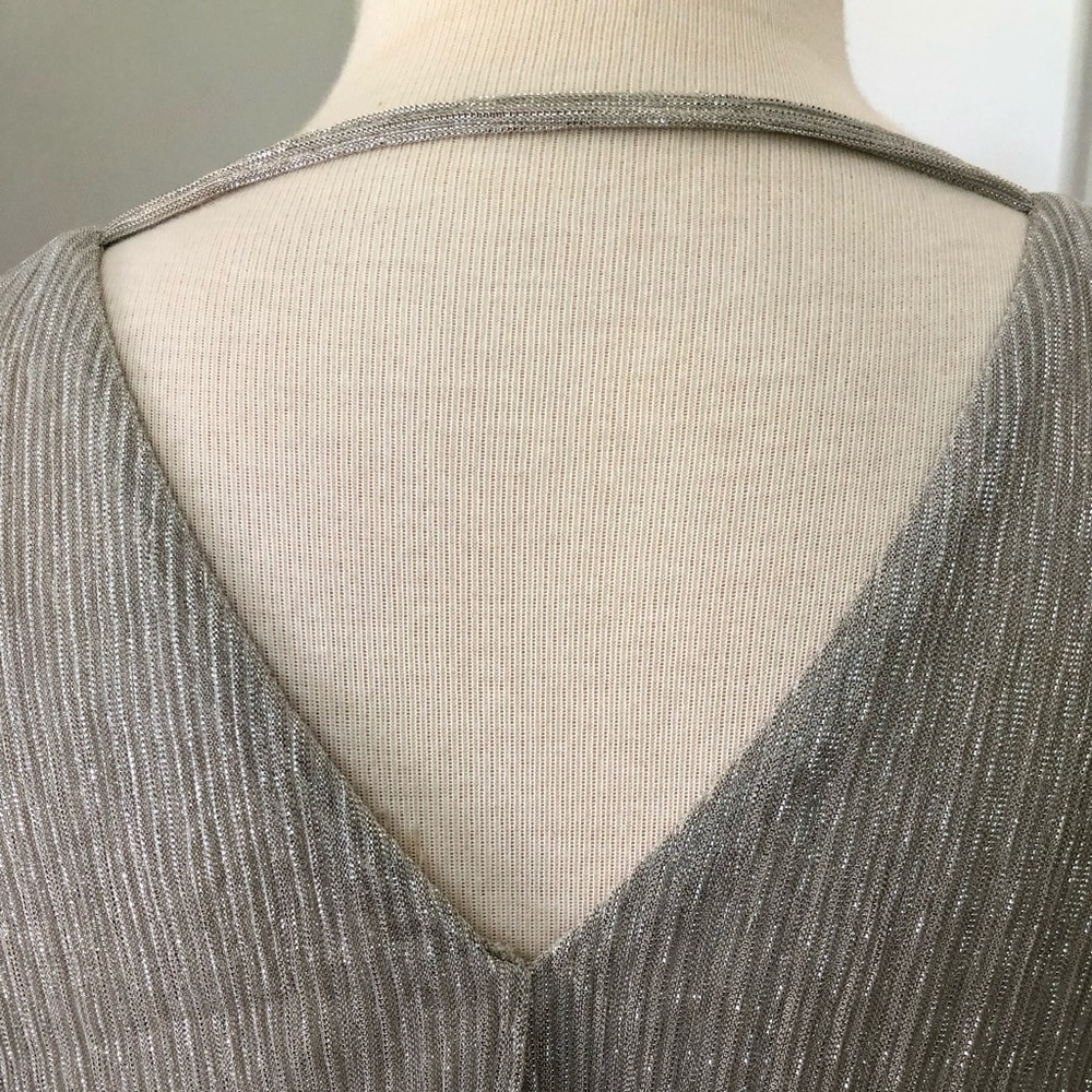 Anthropologie Vanessa Virginia Metallic Top - Picture 6 of 6